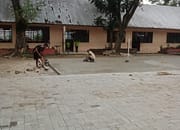 Kepsek SMP N. 3 Pem.Siantar Ngaku Proyek Lapangan SMP NEGERI 3 Pematangsiantar TA. 2023 Belum Selesai