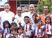 Peresmian Rumah Baca Yang Dibangun oleh PT.STP Berjalan Sukses