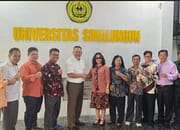 Niat ‘Calon’ Walikota Siantar 2024, dr.Tuahman Purba Silaturahmi ke Rektor USI, Ini Pesannya