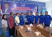 Ketua DPC Demokrat Siantar Sambut Hangat Pardomuan Nauli Simanjuntak, SH Kembalikan Berkas Pendaftaran Bakal Calon Walikota Siantar