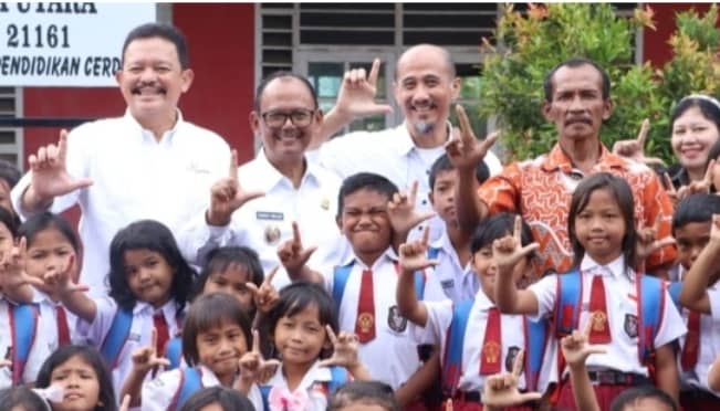 Peresmian Rumah Baca Yang Dibangun oleh PT.STP Berjalan Sukses