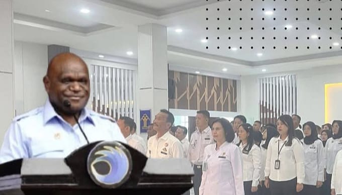 Menteri HAM Pimpin Apel Jajaran Kanwil KemenHAM Sumut dan Wilker Kepri