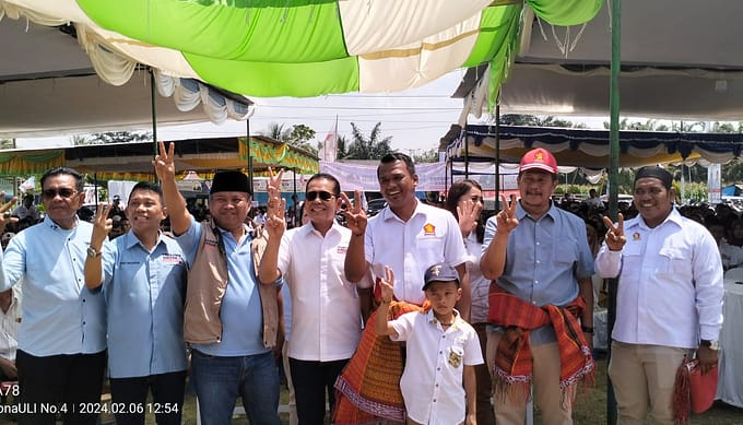 HUT ke 16 Partai Gerindra Bergema di  Hatonduhan, dihadiri sejumlah Tokoh Nasional